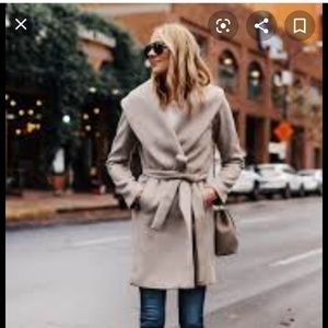 Ann Taylor Wool Wrap Coat